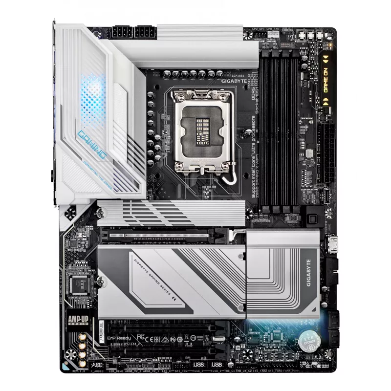 Placa base GIGABYTE Z890 GAMING X WIFI7 - Compatible con CPUs Intel Core Ultra (Serie 2), VRM de 16+1+2 fases, hasta 8800MHz DDR5 (OC), 1xPCIe 5.0 + 3xPCIe 4.0, Wi-Fi 7, LAN 2,5GbE, USB 4