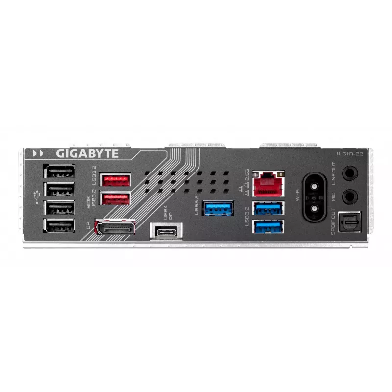 Placa base GIGABYTE Z890 GAMING X WIFI7 - Compatible con CPUs Intel Core Ultra (Serie 2), VRM de 16+1+2 fases, hasta 8800MHz DDR5 (OC), 1xPCIe 5.0 + 3xPCIe 4.0, Wi-Fi 7, LAN 2,5GbE, USB 4