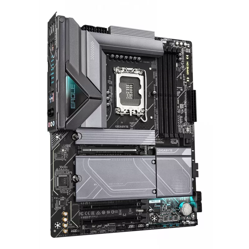 Placa base GIGABYTE Z890 EAGLE WIFI7 - Compatible con CPUs Intel Core Ultra (Serie 2), VRM de 14+1+2 fases, hasta 8800MHz DDR5 (OC), 1xPCIe 5.0 + 3xPCIe 4.0, Wi-Fi 7, LAN 2,5GbE, USB 4