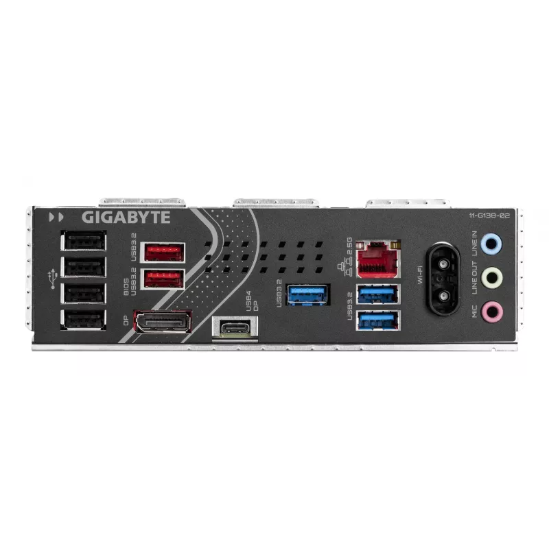 Placa base GIGABYTE Z890 EAGLE WIFI7 - Compatible con CPUs Intel Core Ultra (Serie 2), VRM de 14+1+2 fases, hasta 8800MHz DDR5 (OC), 1xPCIe 5.0 + 3xPCIe 4.0, Wi-Fi 7, LAN 2,5GbE, USB 4