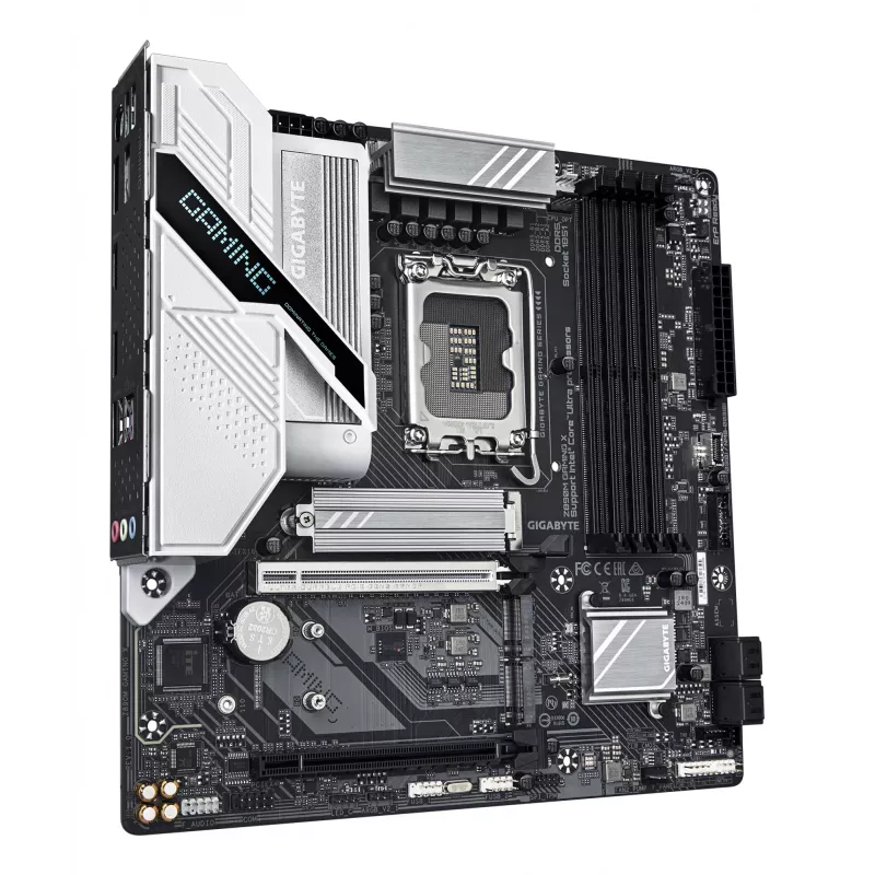 Placa base GIGABYTE Z890M GAMING X - Compatible con CPUs Intel Core Ultra (Serie 2), VRM de 8+1+2 fases, hasta 8800MHz DDR5 (OC), 1xPCIe 5.0 + 2xPCIe 4.0, LAN 2.5GbE, USB 3.2 Gen 1