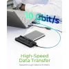 ICY BOX IB-180MS-C31 USB 3.2 Gen 2 (3.1 Gen 1) Type-C Negro