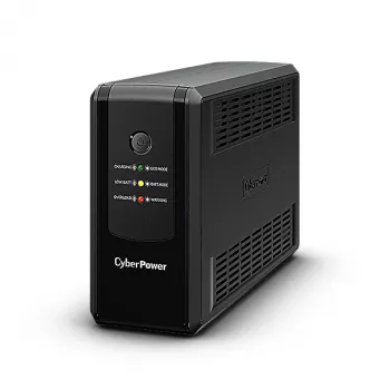 Sistema de alimentación ininterrumpida CyberPower UT650EG, SAI line-interactive, 0,65 kVA (360 W), 3 tomas Schuko, AVR