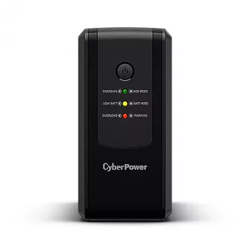 Sistema de alimentación ininterrumpida CyberPower UT650EG, SAI line-interactive, 0,65 kVA (360 W), 3 tomas Schuko, AVR
