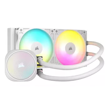 Refrigeración líquida todo en uno para CPU CORSAIR Nautilus 240 RS ARGB Blanca