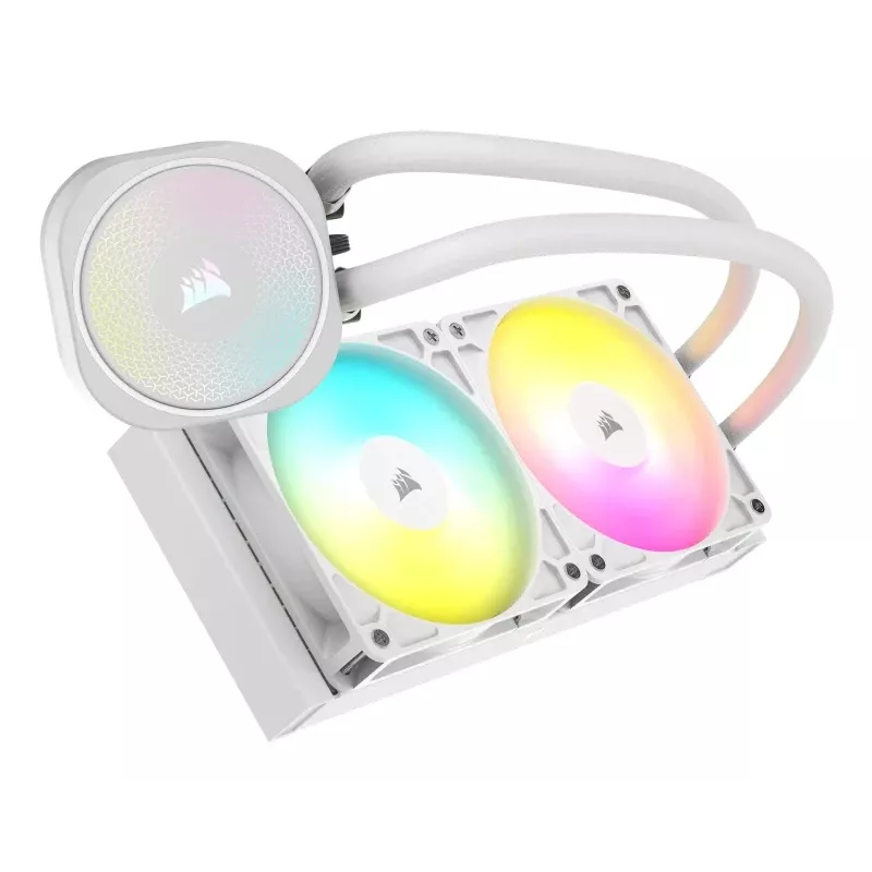 Refrigeración líquida todo en uno para CPU CORSAIR Nautilus 240 RS ARGB Blanca