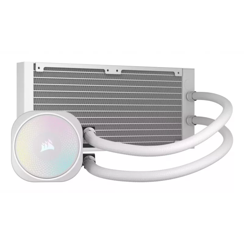 Refrigeración líquida todo en uno para CPU CORSAIR Nautilus 240 RS ARGB Blanca