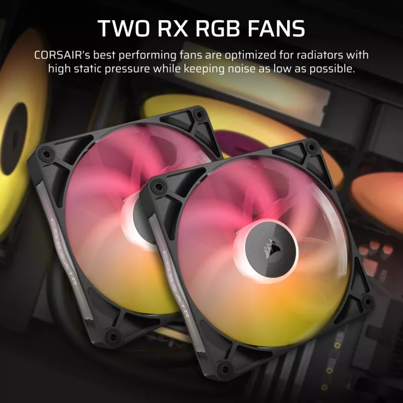 Disipador CPU CORSAIR - Icue Link Titan 280 Rx RGB Aio Refrigeración líquida