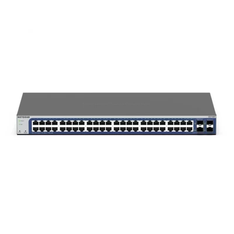 NETGEAR GS748Tv6 Managed L2/L3/L4 Gigabit Ethernet (10/100/1000) Negro, Gris