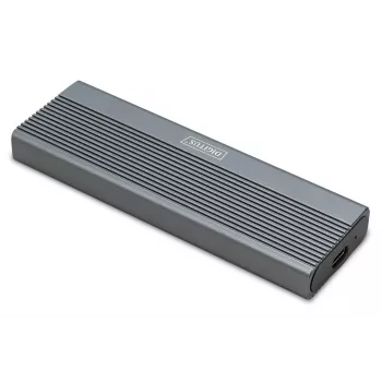 Carcasa externa para disco USB DIGITUS – SATA 6 Gbit/s USB 3.1 Gen2 aluminio sin herramientas