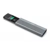 Carcasa externa para disco USB DIGITUS – SATA 6 Gbit/s USB 3.1 Gen2 aluminio sin herramientas