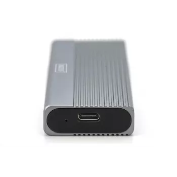 Carcasa externa para disco USB DIGITUS - NVMe + SATA 10 Gbit/s (NVMe) 6 Gbit/s (SATA) USB 3.1 Gen2 aluminio sin herramientas