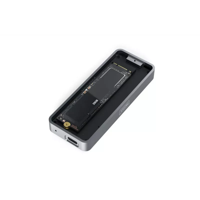 Carcasa externa para disco USB DIGITUS – NVMe 20 Gbit/s USB 3.2 Gen 2x2 aluminio sin herramientas