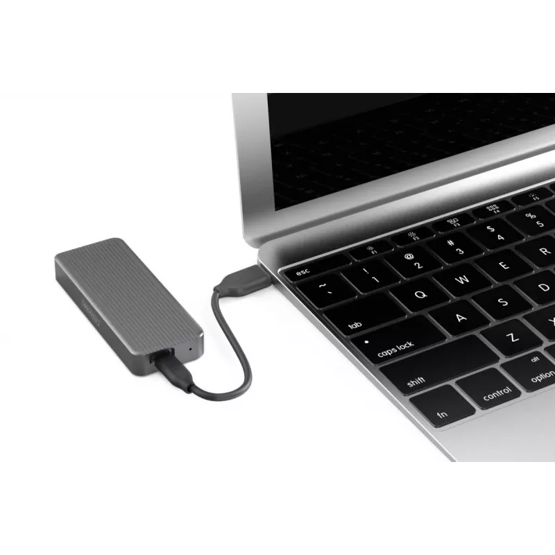 Carcasa externa para disco USB DIGITUS – NVMe 20 Gbit/s USB 3.2 Gen 2x2 aluminio sin herramientas