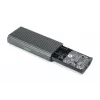 Carcasa externa para SSD M.2 DIGITUS NVMe 40Gbps USB 4.0 aluminio sin herramientas DA-71158