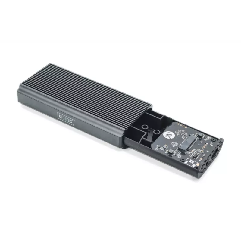 Carcasa externa para SSD M.2 DIGITUS NVMe 40Gbps USB 4.0 aluminio sin herramientas DA-71158
