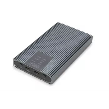 Estación de clonado NVMe DIGITUS - NVMe 20Gbits USB 3.2 Gen2 aluminio sin herramientas