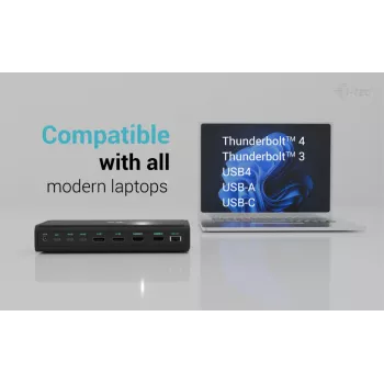 Estación de acoplamiento universal i-tec 6x 4K/60Hz Display + Power Delivery 140W