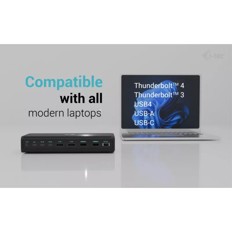 Estación de acoplamiento universal i-tec 6x 4K/60Hz Display + Power Delivery 140W