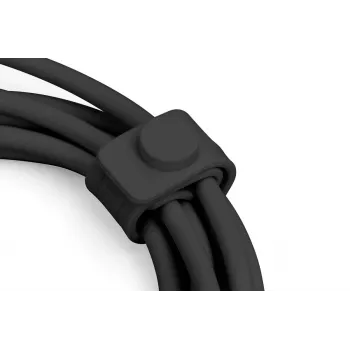 Cable de carga de silicona USB-C DIGITUS USB-A - USB-C USB 2.0 60W - 50cm Negro