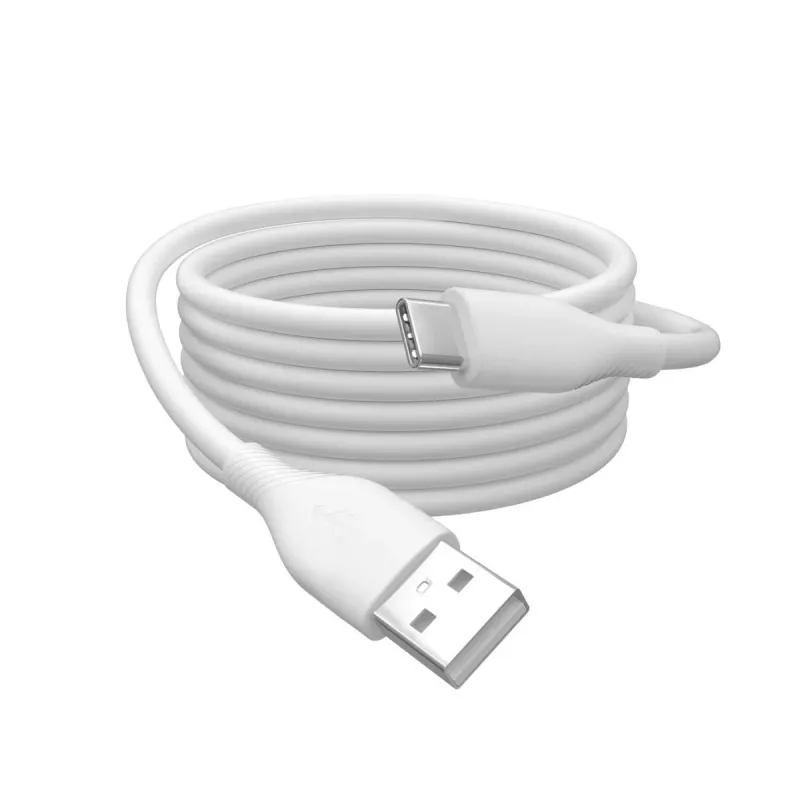 Cable de carga de silicona USB-C DIGITUS USB-A - USB-C USB 2.0 60W - 1m Blanco