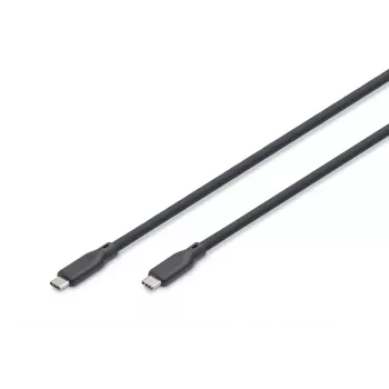 Cable de conexión de silicona USB DIGITUS USB-C - USB-C USB 3.2 Gen1 5G 4K 100W - 2 m negro