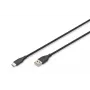 Cable de carga de silicona USB-C DIGITUS USB-A - USB-C USB 2.0 60W - 2m negro