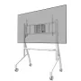 Neomounts MOVE Go XL FL50-575WH1 carro para TV, 65-110 pulgadas, máx. 125 kg, VESA 100x100-1100x600, altura regulable 129-139 cm, bloqueable, instalación rápida, certificado TÜV, blanco