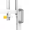 Neomounts MOVE Go XL FL50-575WH1 carro para TV, 65-110 pulgadas, máx. 125 kg, VESA 100x100-1100x600, altura regulable 129-139 cm, bloqueable, instalación rápida, certificado TÜV, blanco
