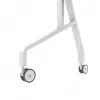 Neomounts MOVE Go XL FL50-575WH1 carro para TV, 65-110 pulgadas, máx. 125 kg, VESA 100x100-1100x600, altura regulable 129-139 cm, bloqueable, instalación rápida, certificado TÜV, blanco