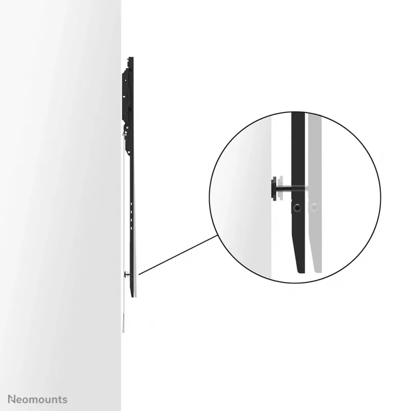 Neomounts WL30-750BL18P Soporte de pared para cargas pesadas 50-98 inch - fijo - con cerradura - vertical - instalación rápida - TÜV