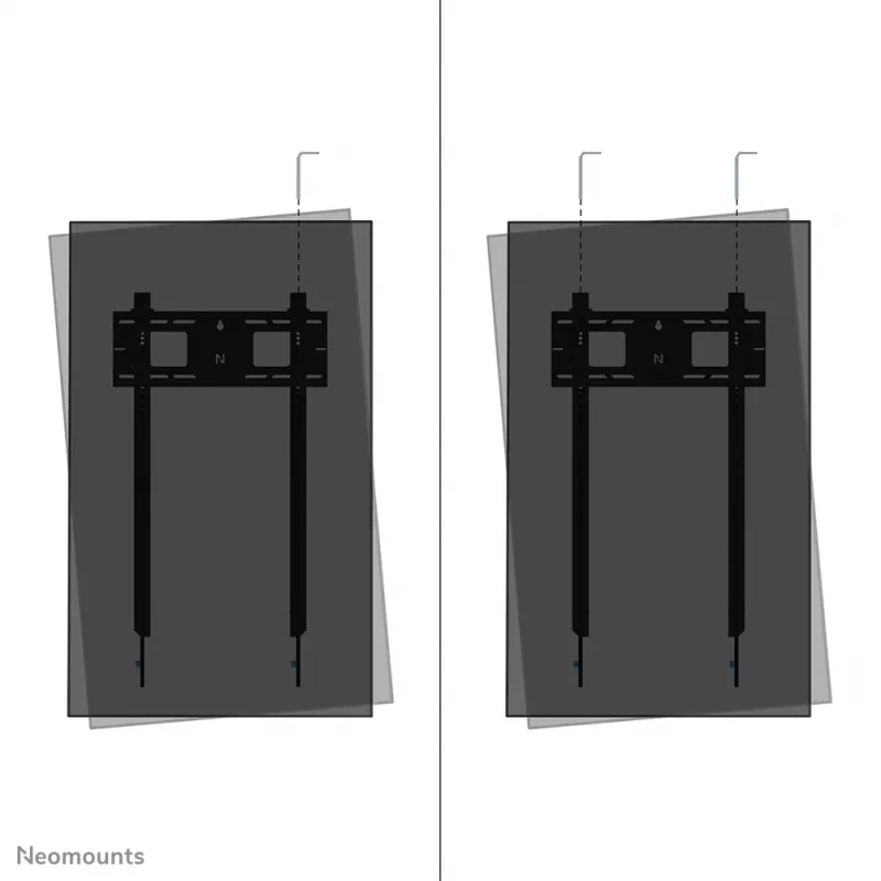 Neomounts WL30-750BL18P Soporte de pared para cargas pesadas 50-98 inch - fijo - con cerradura - vertical - instalación rápida - TÜV
