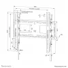 Neomounts WL35-750BL14 Soporte de pared para cargas pesadas 42-75