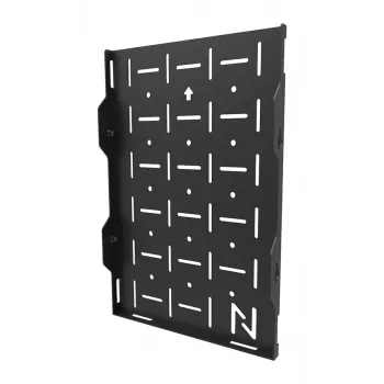 Neomounts AWL05-750BL AV Rack de hardware - universal, rack AV, pared, 10 kg, negro, acero, 204 mm