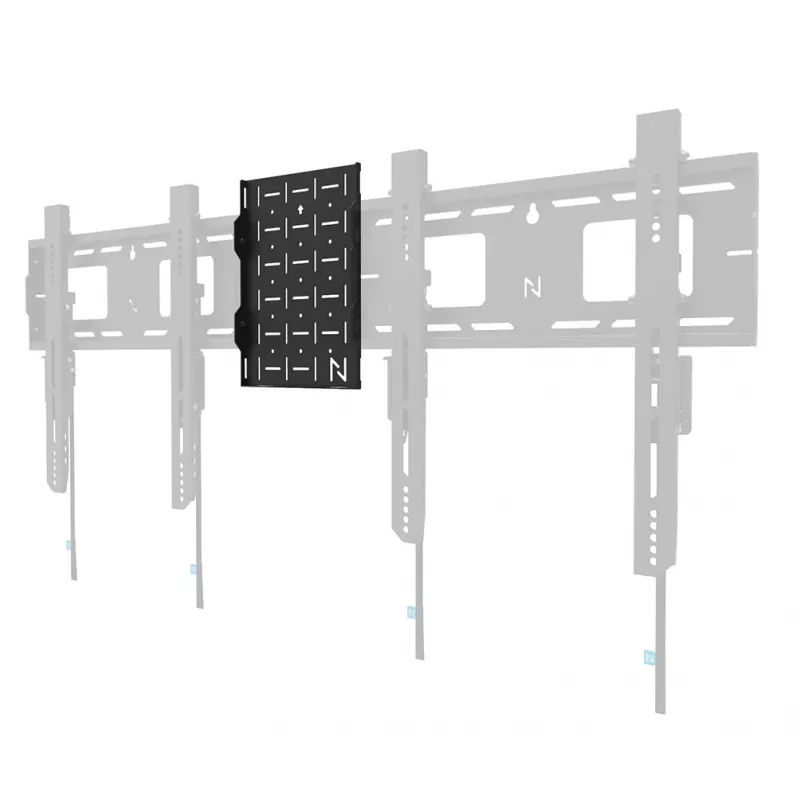 Neomounts AWL05-750BL AV Rack de hardware - universal, rack AV, pared, 10 kg, negro, acero, 204 mm