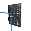 Neomounts AWL05-750BL AV Rack de hardware - universal, rack AV, pared, 10 kg, negro, acero, 204 mm