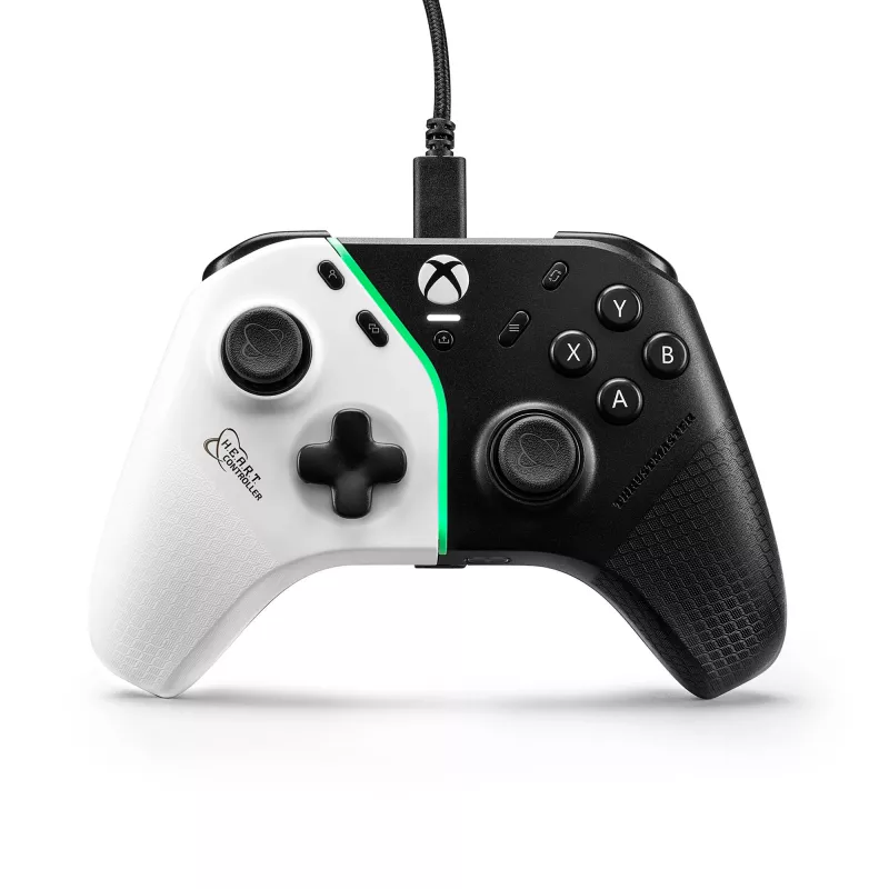 Thrustmaster H.E.A.R.T. Negro, blanco USB Mando PC, Xbox One, Xbox One S, Xbox One X