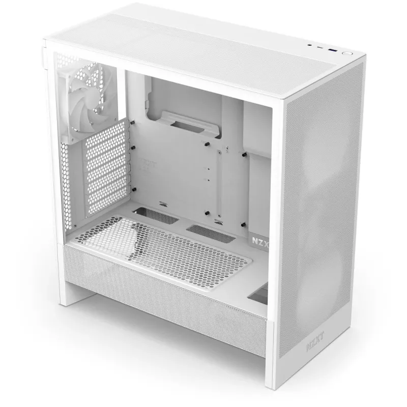 Caja NZXT H5 Flow 2024 Midi Torre, blanca
