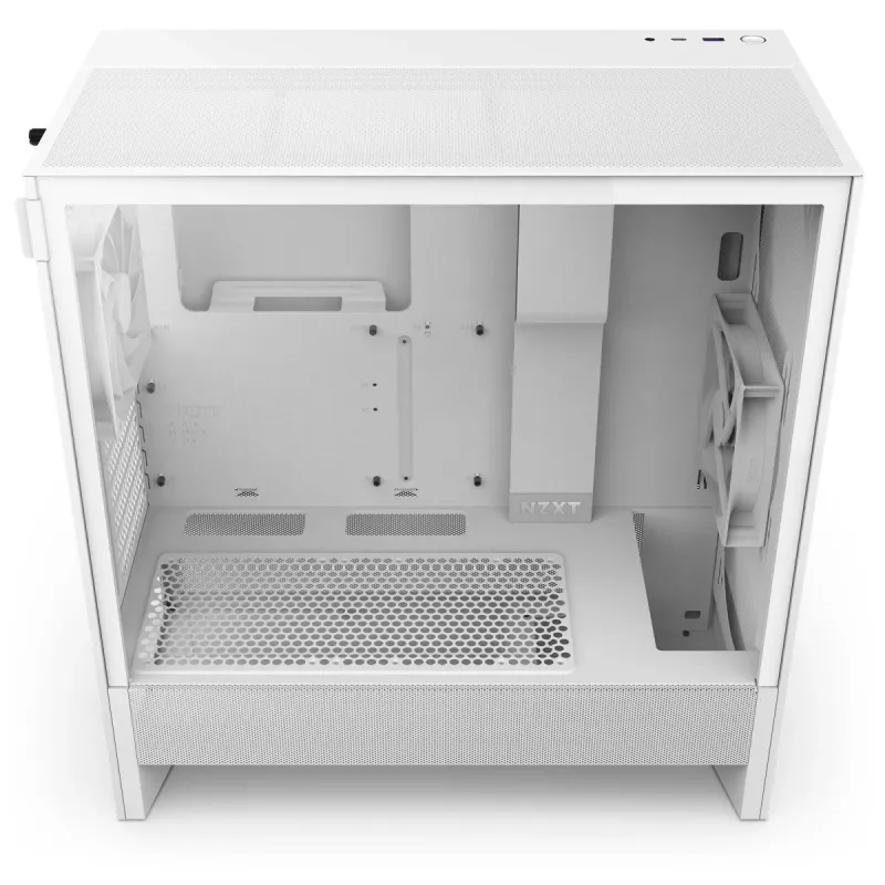 Caja NZXT H5 Flow 2024 Midi Torre, blanca