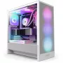 Caja NZXT H5 Flow RGB 2024 Midi Torre, blanca