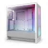 Caja NZXT H5 Flow RGB 2024 Midi Torre, blanca