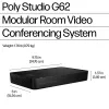 HP Poly Studio G62 Sistema de videoconferencia con kit de placas de montaje