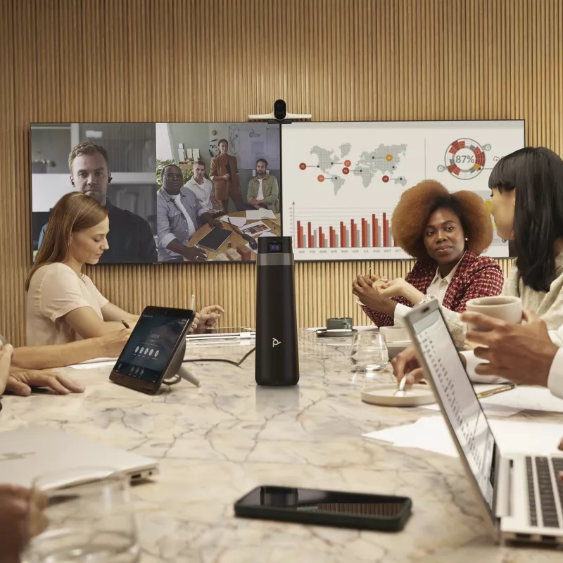 HP Poly Studio G62 Sistema de videoconferencia con kit de placas de montaje