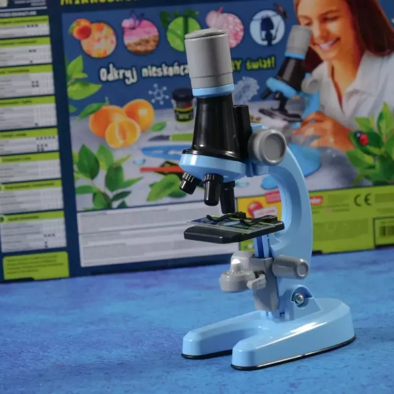Microscopio educativo Liscianigiochi Im A Genius 304-PL97388 — set óptico infantil con aumento para aprender