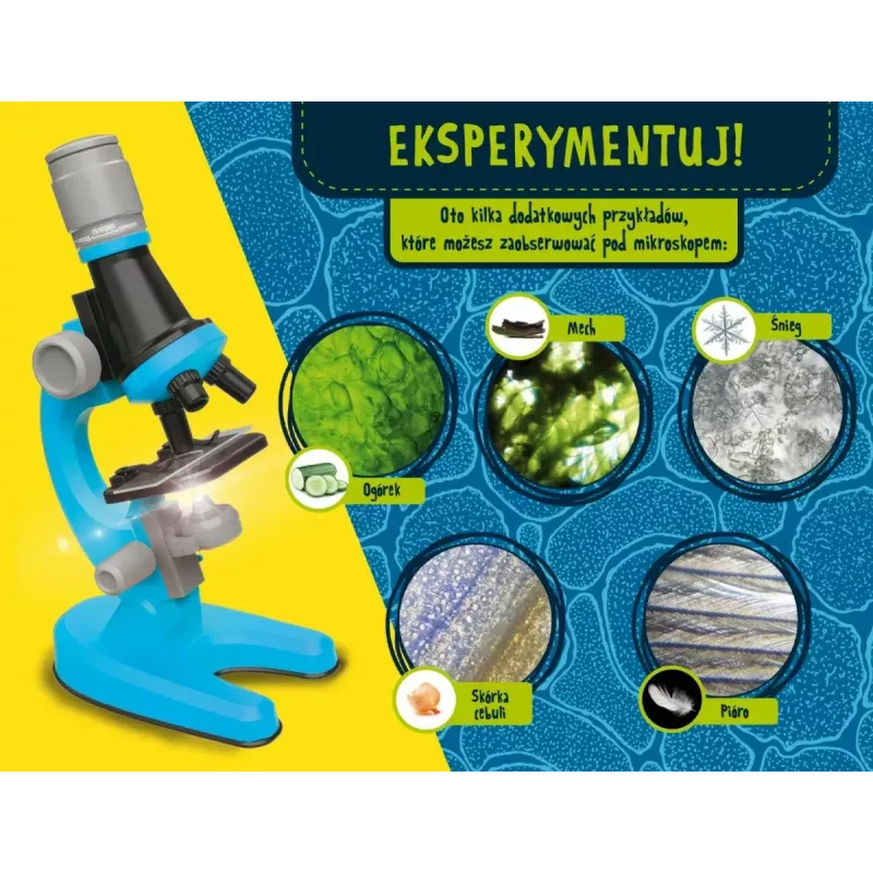 Microscopio educativo Liscianigiochi Im A Genius 304-PL97388 — set óptico infantil con aumento para aprender