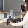 Robot de cocina Black & Decker BXFPA1200E — 1200 W, bol de 1,5 L, 2 velocidades, función de pulso, carcasa de acero inoxidable