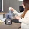 Robot de cocina Black & Decker BXFPA1200E — 1200 W, bol de 1,5 L, 2 velocidades, función de pulso, carcasa de acero inoxidable