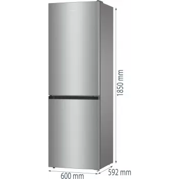 Gorenje NRK61CS2XL4 Independiente 300 L Gris