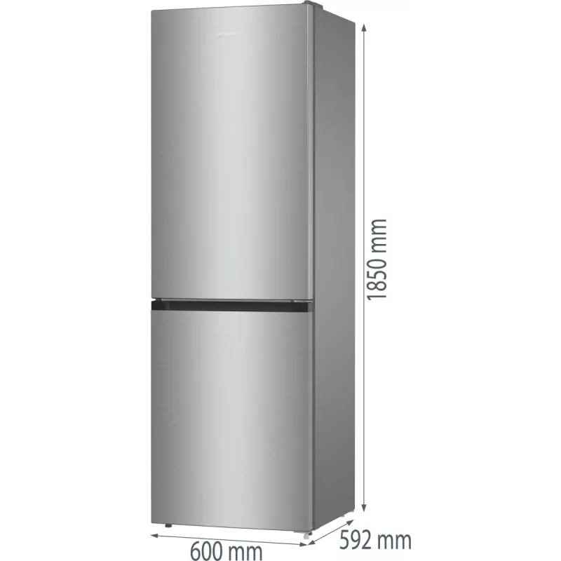 Gorenje NRK61CS2XL4 Independiente 300 L Gris