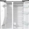 Gorenje Side-by-Side NRR9185ESXL BK065B, de pie, American Door, gris, LED, acero, vidrio